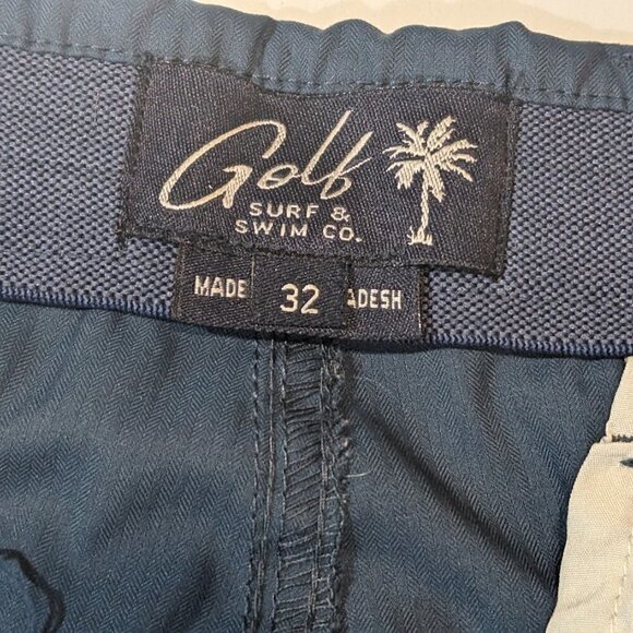 Surf & Swim Co. Men's Golf Short 4 Way Stretch Quick Dry Pink Sz 32 - Picture 7 of 7